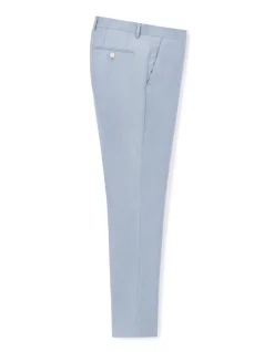 Slim stretch pantalon - blauw