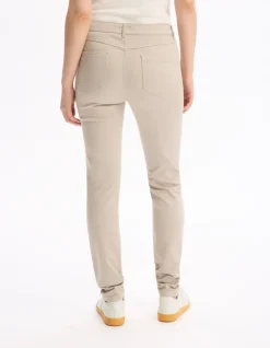 Slim ultrastretch broek - beige