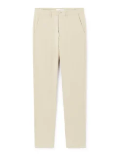 Slim-fit chino broek van stretchkatoen - beige