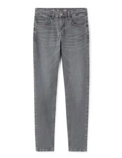 Slim-fit stretchkatoenen jeans C25 - grijs