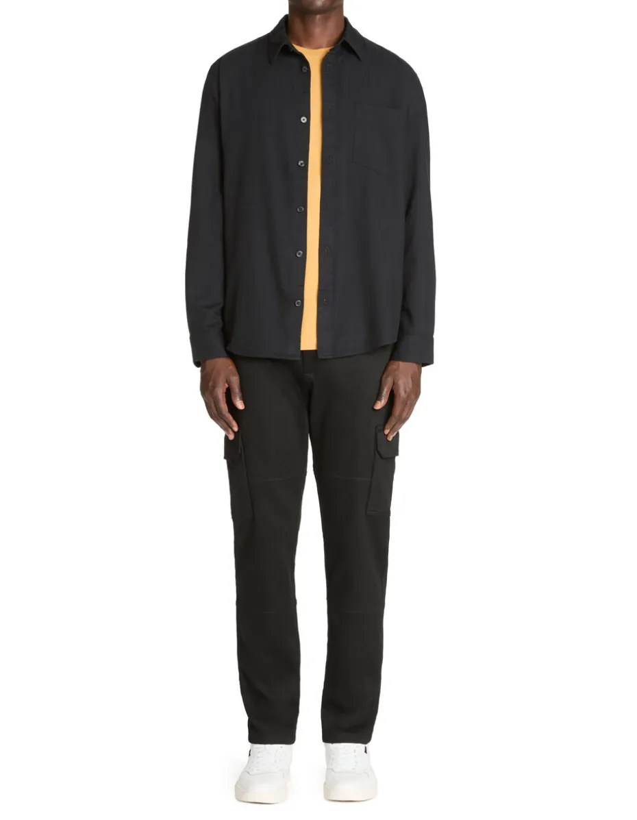Straight cargo broek - zwart