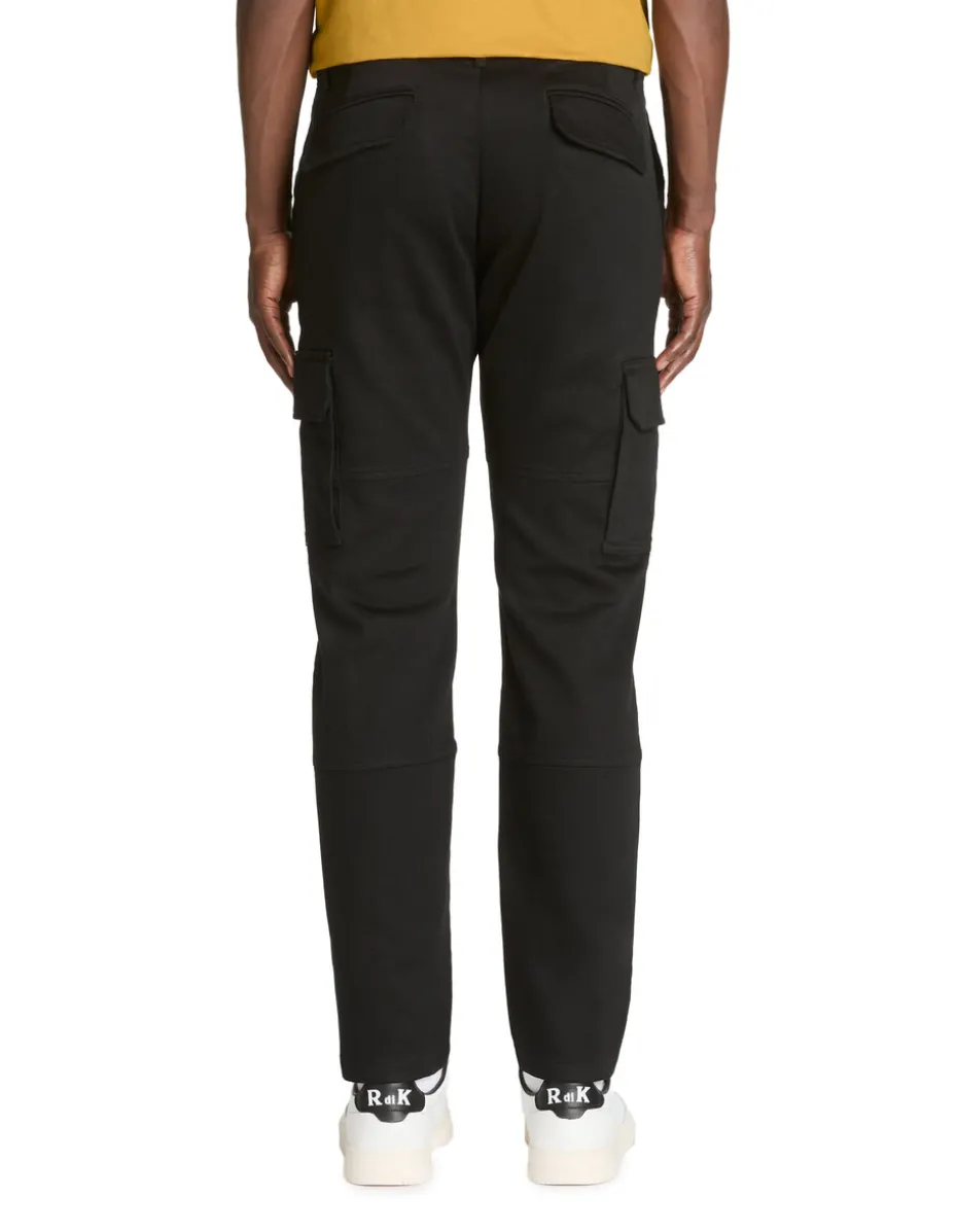 Straight cargo broek - zwart