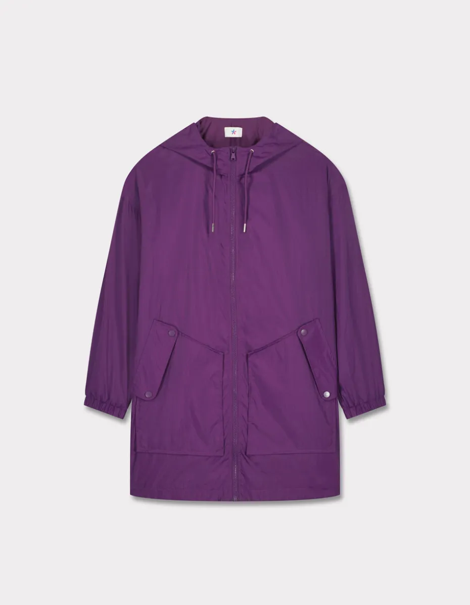 Strakke parka - paars