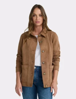 Suède jasje - beige