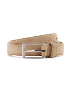 Suède riem - beige