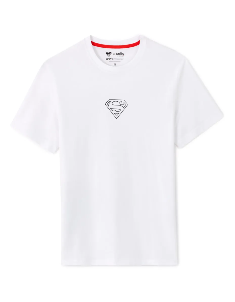 Superman - T-shirt wit en zwart