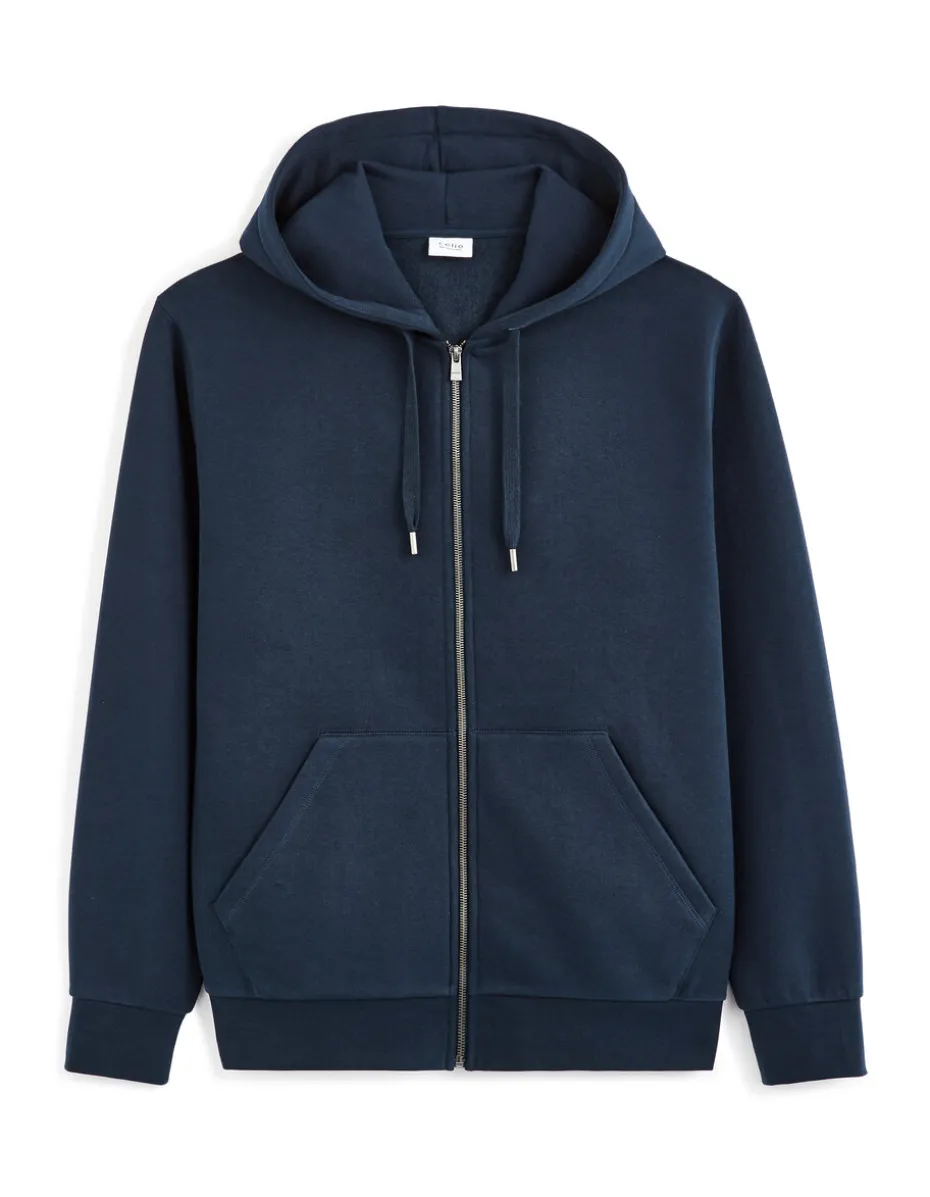 Sweater met rits met gekapte