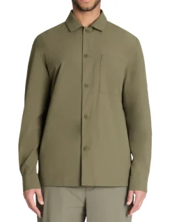 Technisch overshirt 1 zak - khaki