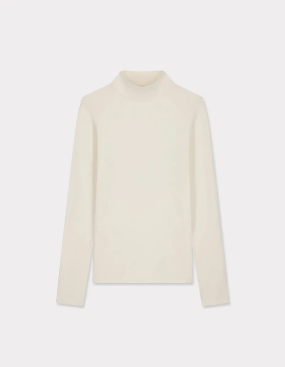 Thermisch coltrui t-shirt - ecru