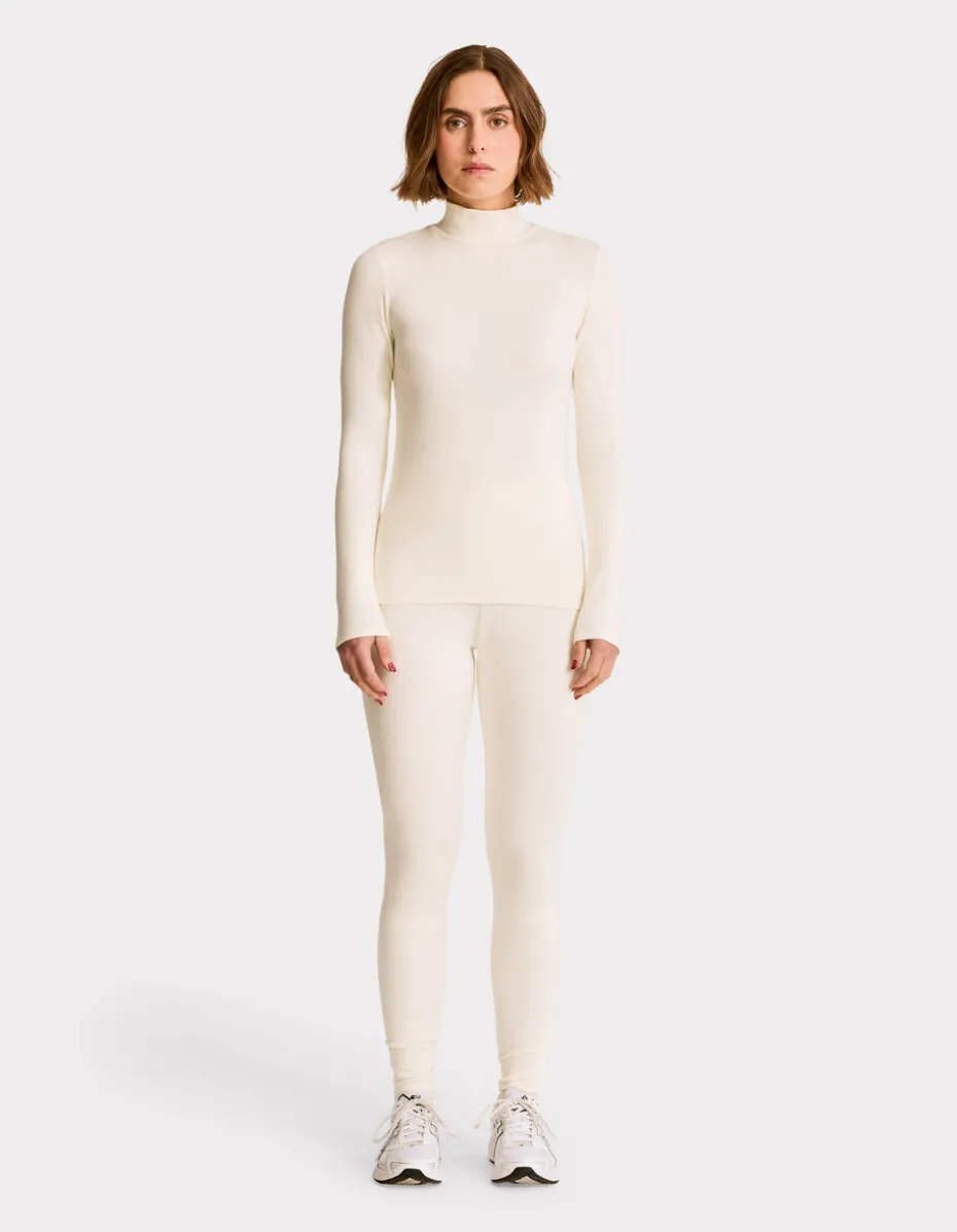 Thermisch coltrui t-shirt - ecru