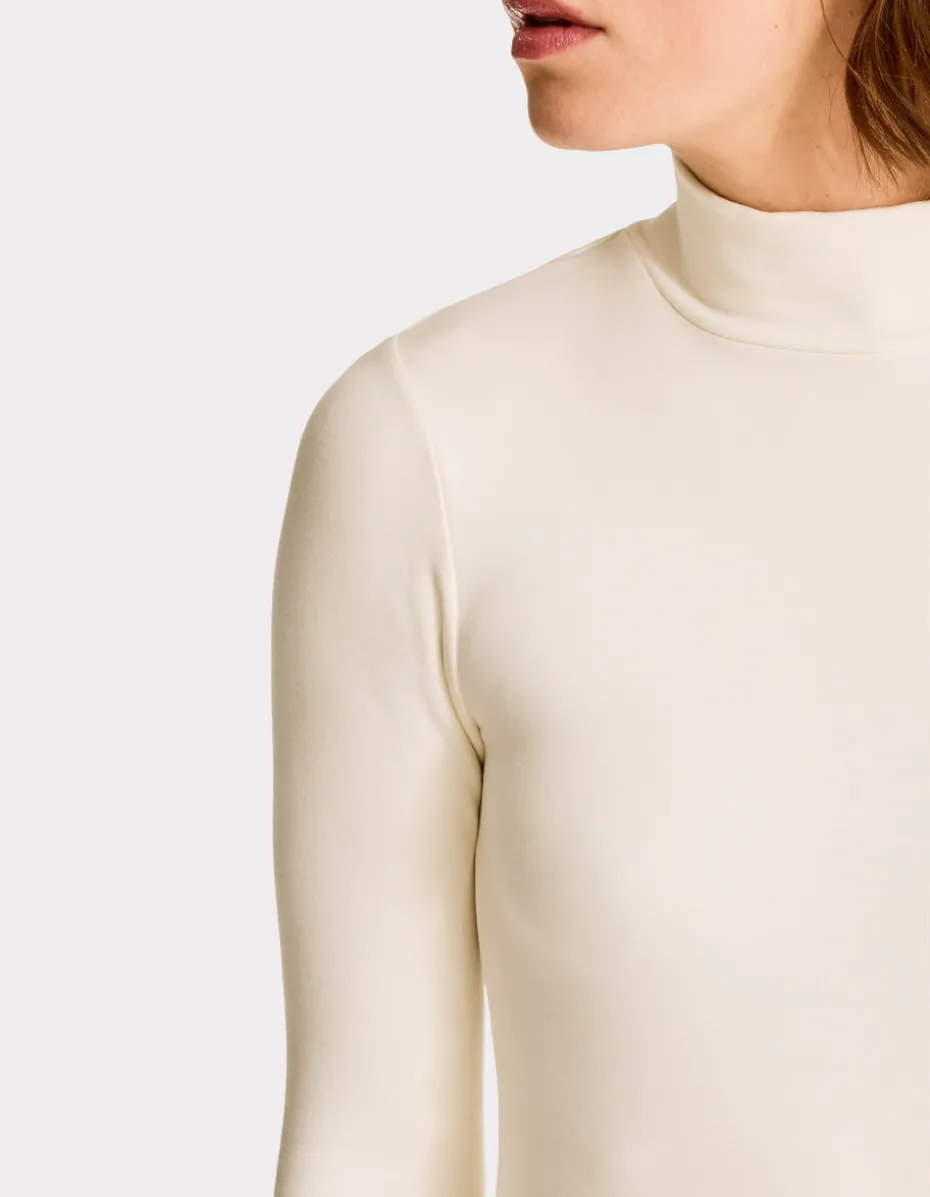 Thermisch coltrui t-shirt - ecru