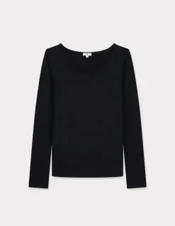 Thermisch T-shirt met lange mouwen - zwart