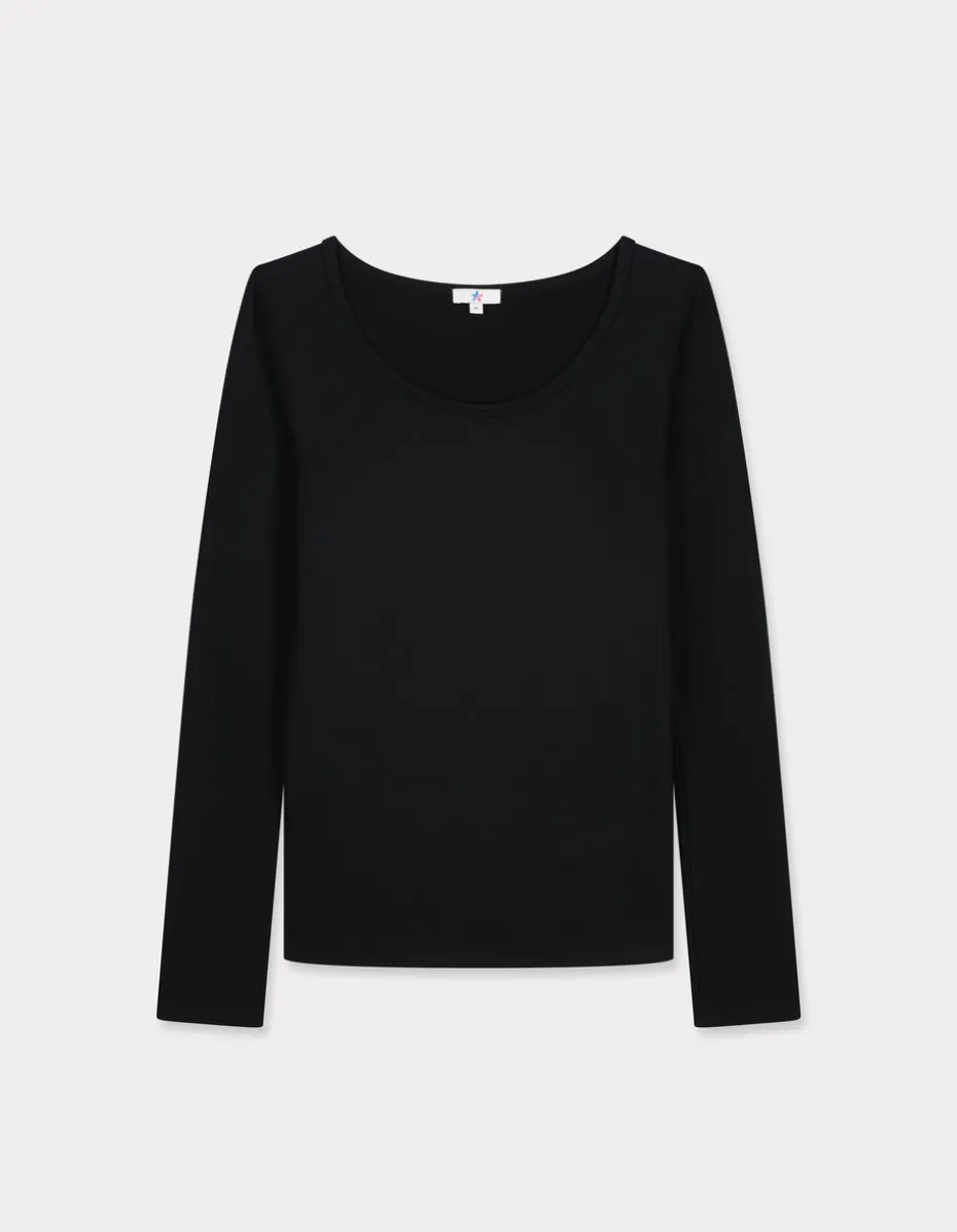Thermisch T-shirt met lange mouwen - zwart