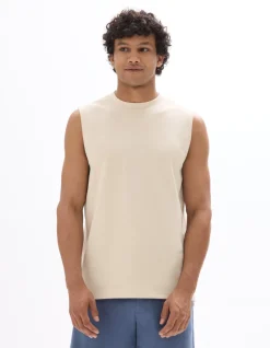 Topje standaard effen - beige
