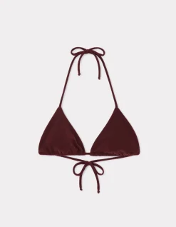 Triangelbikinitop - bruin