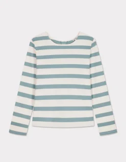 T-shirt met lange mouwen en zeemansmotief - groen