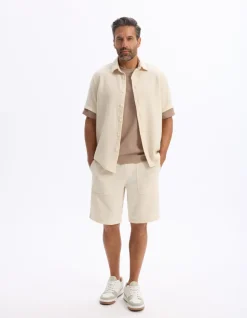 T-shirt oversize ronde hals - taupe