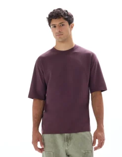T-shirt oversize ronde hals - fig