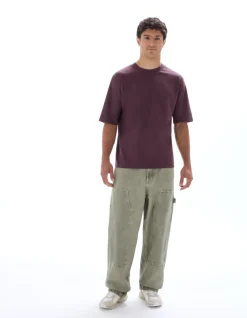 T-shirt oversize ronde hals - fig