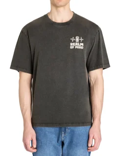 T-shirt oversize ronde hals 100% katoen - zwart
