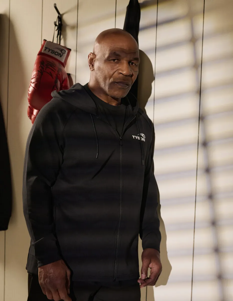 Tyson - Zwarte hoodie