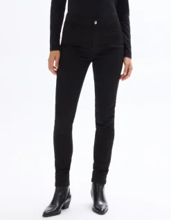 Ultra-stretch slim-fit broek - zwart