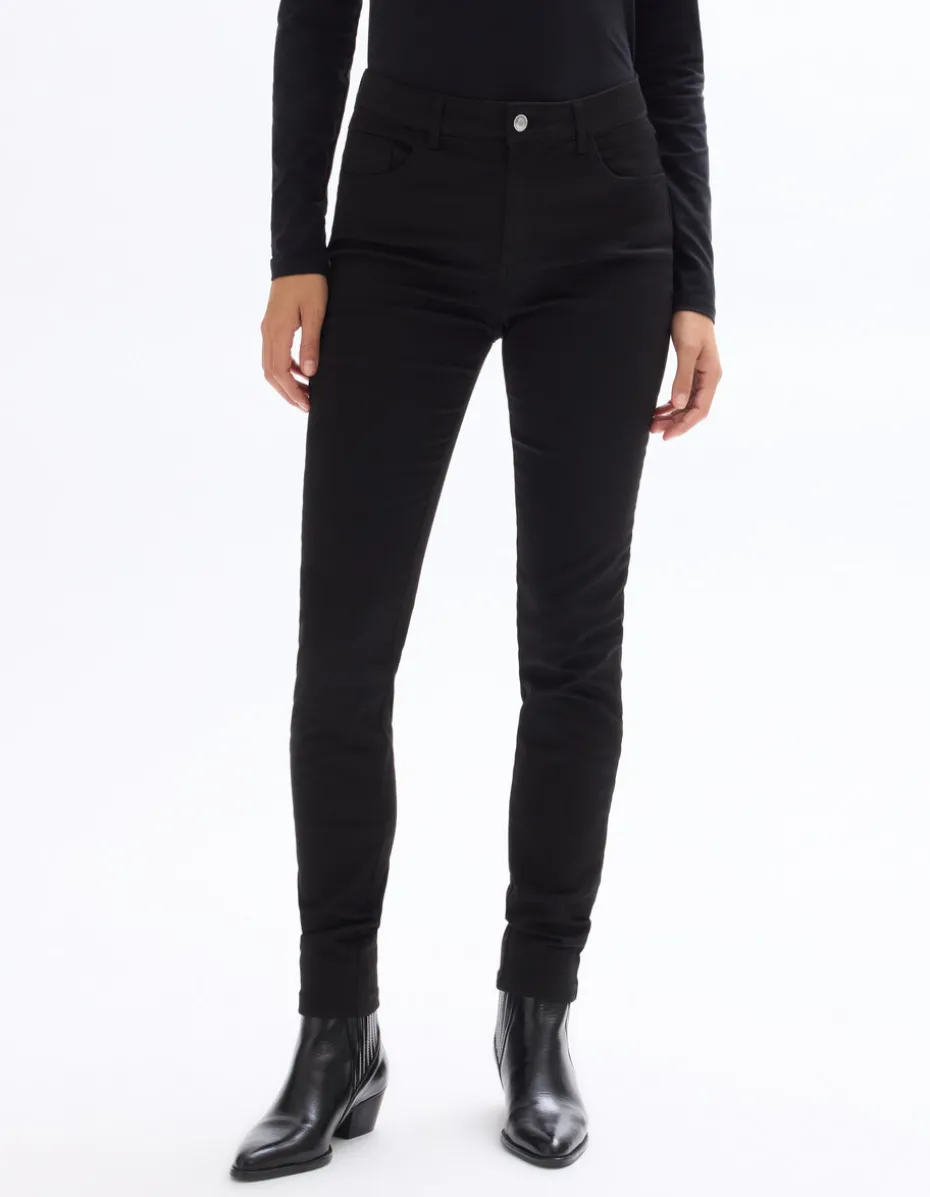 Ultra-stretch slim-fit broek - zwart