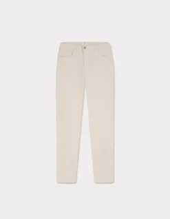Ultrastretch slim-fit broek - beige