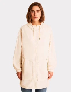 Verstelbare parka - beige
