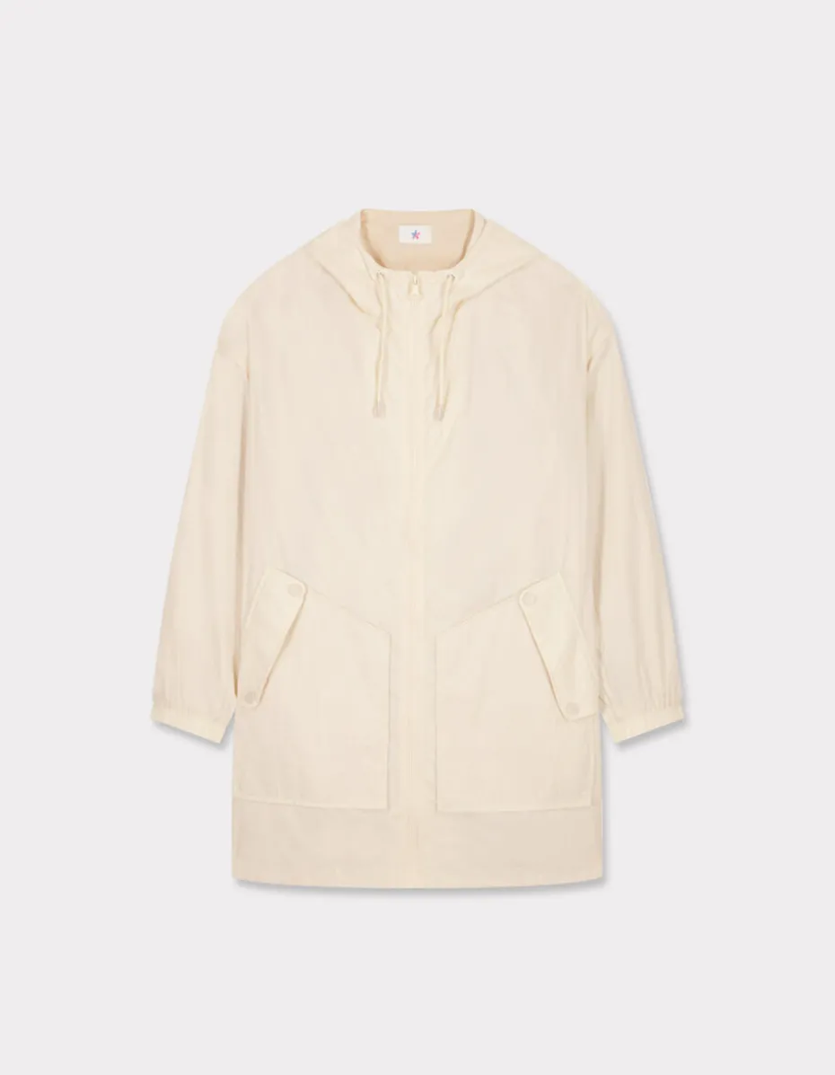 Verstelbare parka - beige