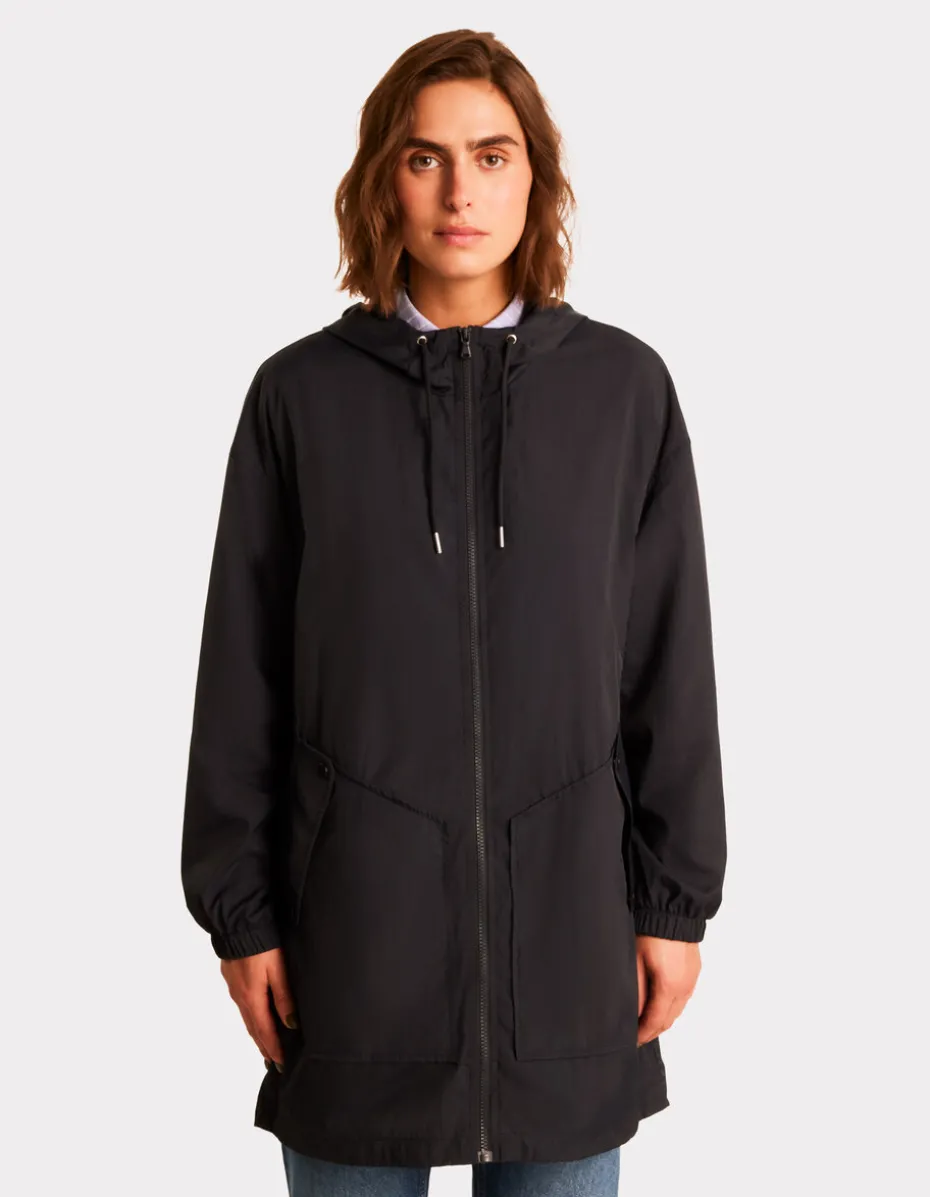 Verstelbare parka - marineblauw
