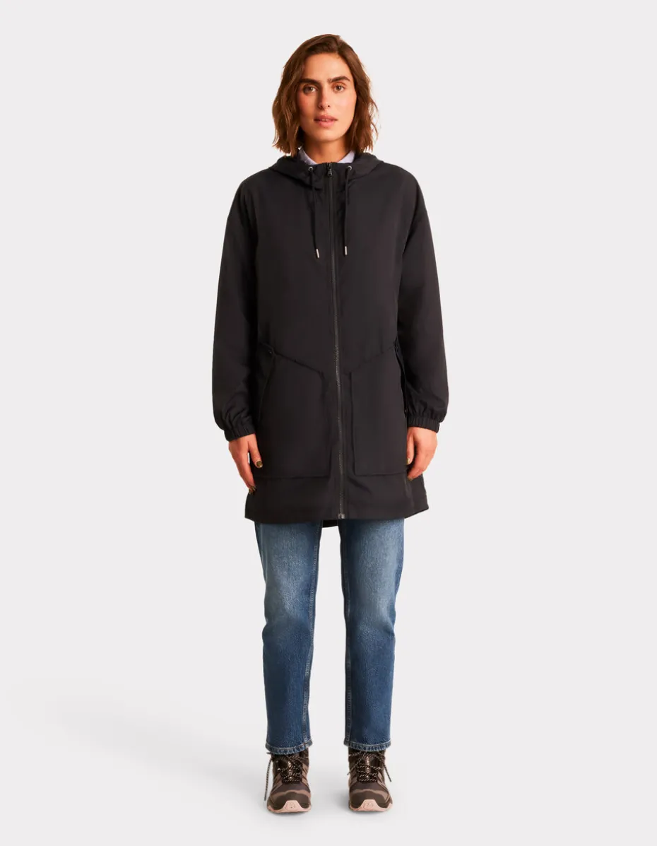Verstelbare parka - marineblauw