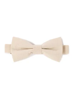 vlinderdas - beige