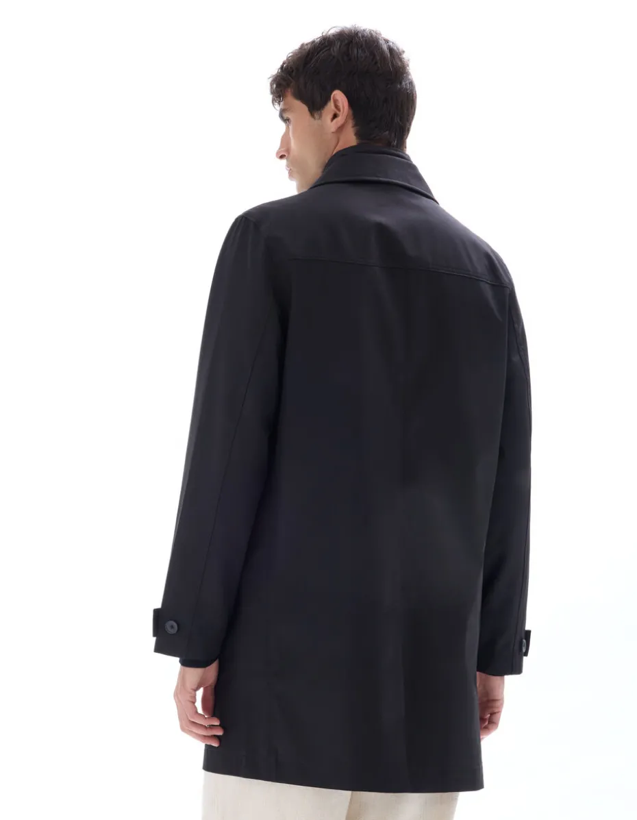 Waterdichte 3-in-1 trenchcoat - zwart