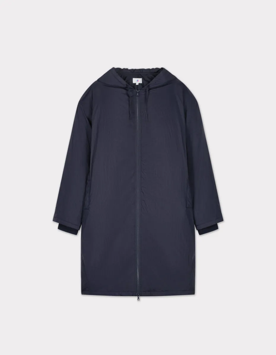 Waterdichte lichte parka - marineblauw