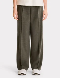 Wijde broek - antracietgrijs