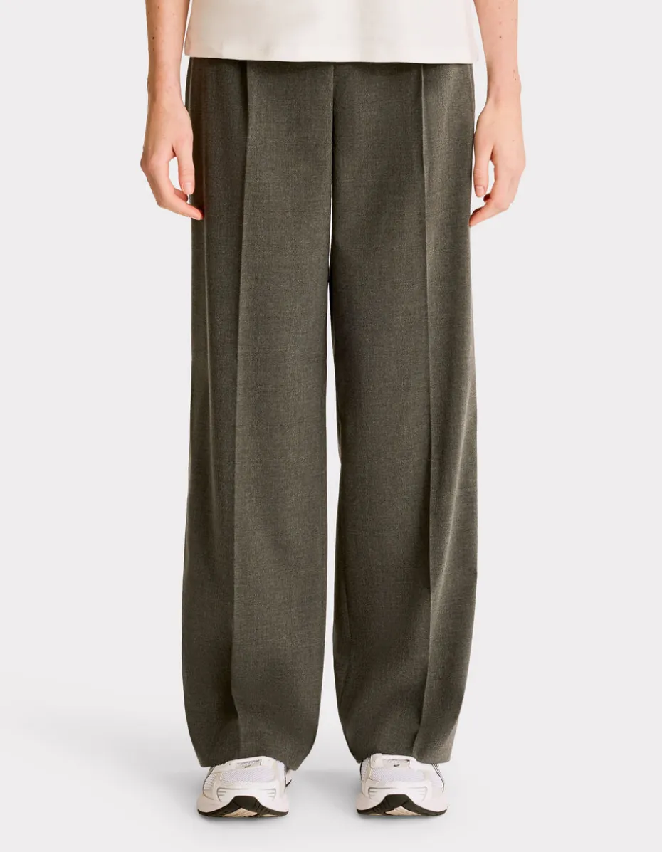 Wijde broek - antracietgrijs