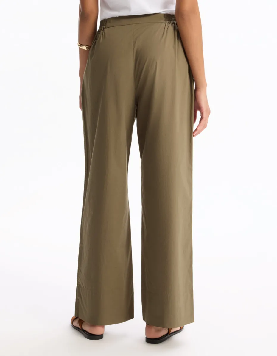 Wijde broek - kaki