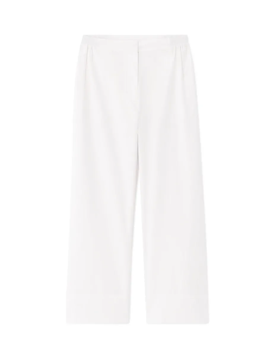 Wijde broek - wit