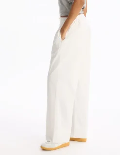 Wijde broek - wit