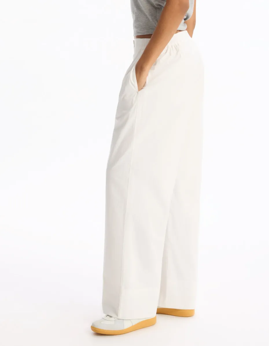 Wijde broek - wit