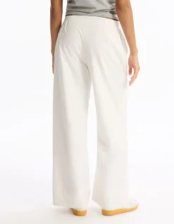 Wijde broek - wit