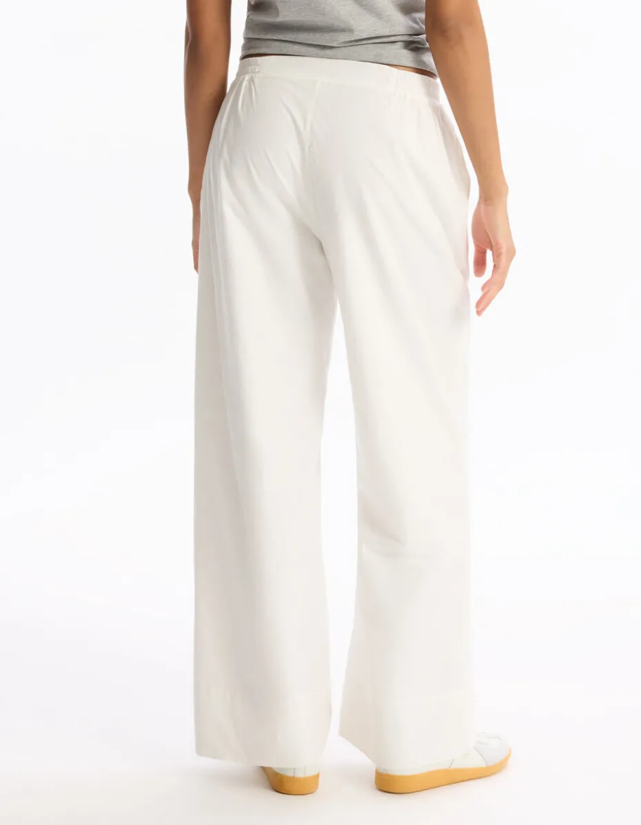 Wijde broek - wit
