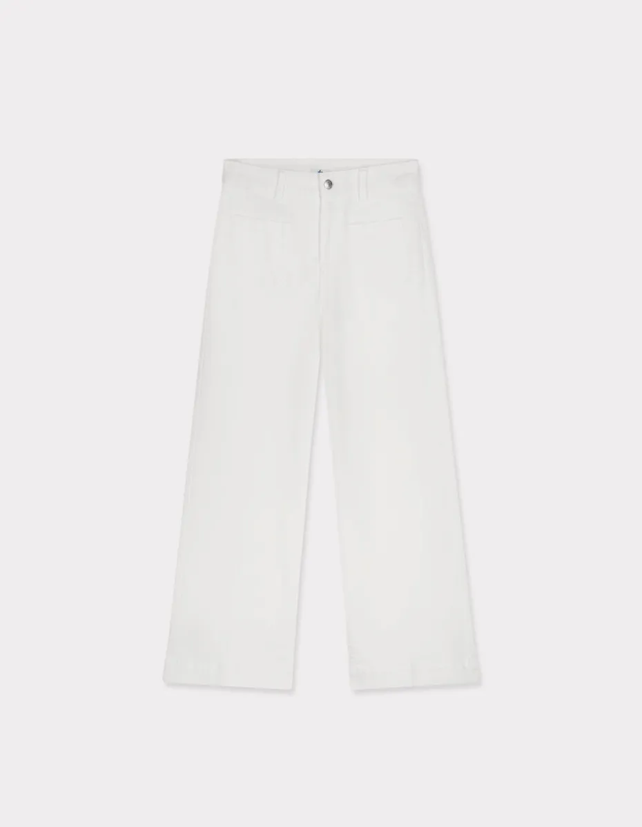 Wijde broek - wit