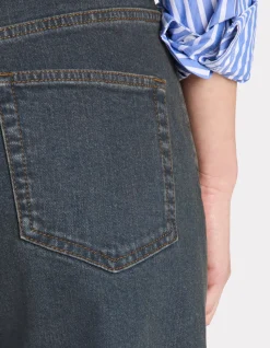 Wijde jeans - donkerblauw