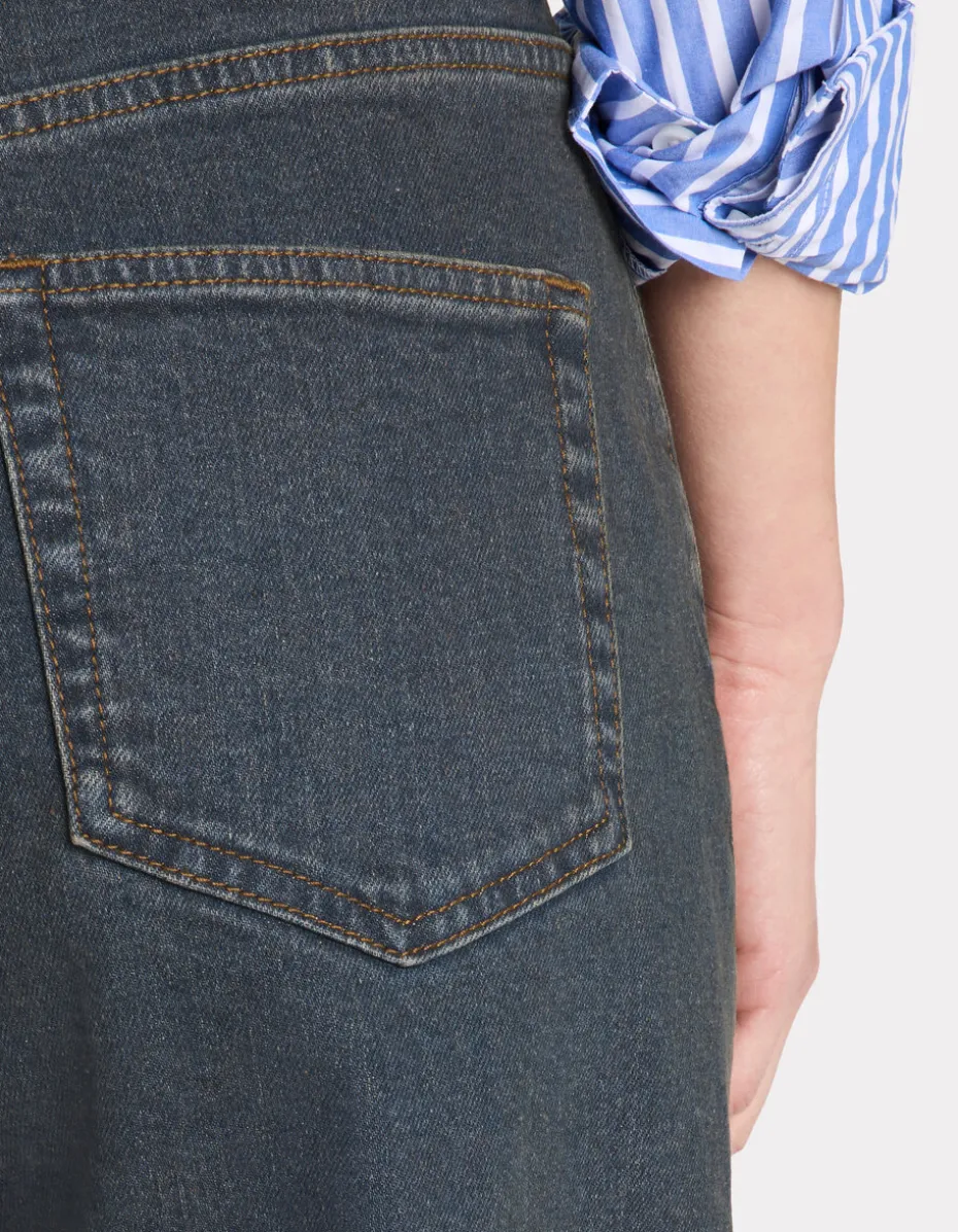 Wijde jeans - donkerblauw