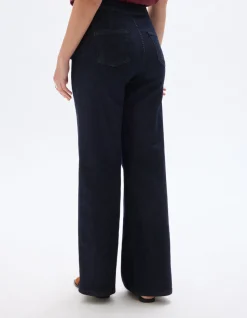 Wijdvallende jeans - Ruwe